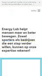 Mobile Screenshot of energylab.be
