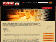 Tablet Screenshot of energylab.com